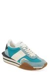 TOM FORD JAMES MIXED MEDIA LOW TOP SNEAKER