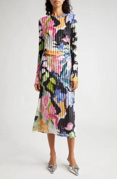 Stine Goya Artistic Floral Blackley Dress In Artistic_floral