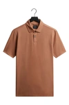 Cuts Coz Split Hem Polo In Clay