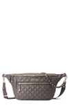 Mz Wallace Crossbody Belt Bag In Medium Grey