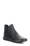 Softinos By Fly London Itzi Chelsea Boot In Black Smooth Leather