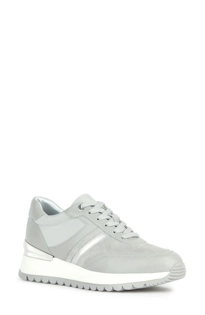 Geox Desya Sneaker In Light Grey