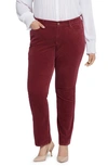 Nydj Marilyn Straight Leg Jeans In Cranberry Pie