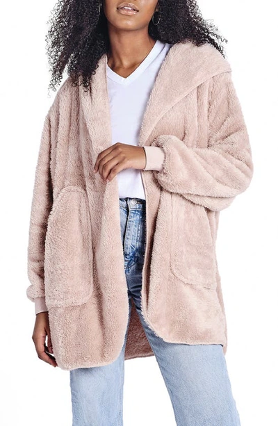 Unhide Shleepy Hooded Fleece Wrap In Rosy Baby