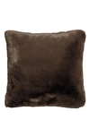 Unhide Squish Accent Pillow In Chocolate Hare