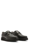 AllSaints Luke Creeper Black Leather Single Monk Strap Oxfords ALLSAINTS Luke Leather Creeper Shoes | endource main image 4
