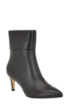 Calvin Klein Genteel Pointed Toe Bootie In Black