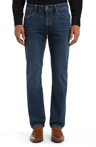 34 Heritage 34 Courage Straight Leg Stretch Organic Cotton Jeans In Deep Brushed Organic