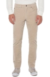 Liverpool Los Angeles Kingston Modern Slim Straight Corduroy Jeans In Oat In Oat