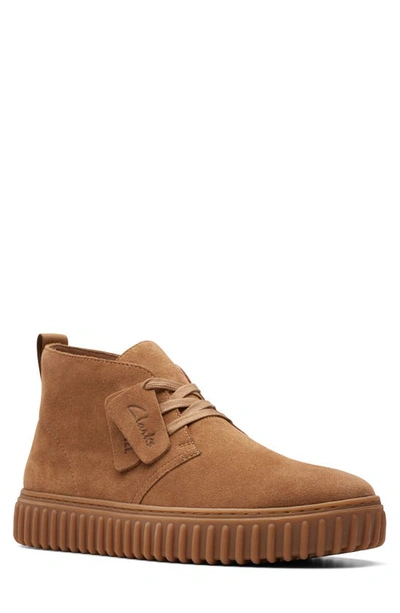 Clarks Torhill Desert Boot In Brown