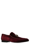 Kurt Geiger Hugh Venetian Loafer In Red