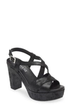 Cordani Tahlia Strappy Platform Sandal In Black Shimmer