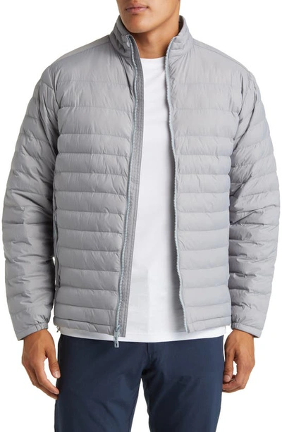 Peter Millar All Course Quilted Jacket In Gale Grey