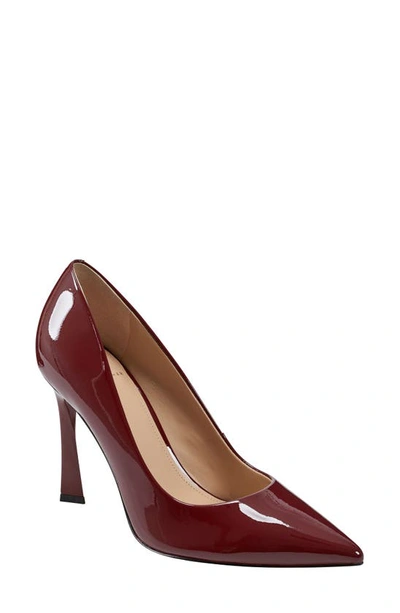 Marc Fisher Ltd Sassie Pointed Toe Pump In Dark Red