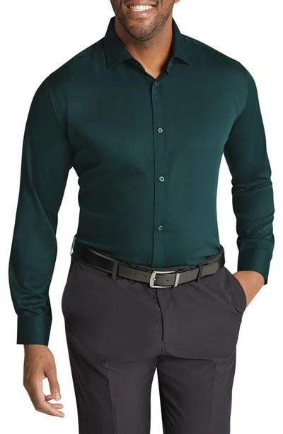 Johnny Bigg Hamilton Stretch Dress Shirt In Emerald