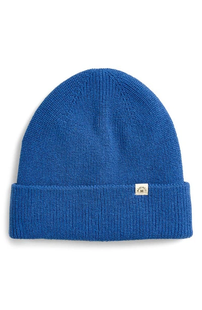 Madewell Recycled Cotton Beanie In Bluestone