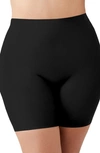 Wacoal Beyond Naked High-waist Medium Control Thigh Shaper In Black