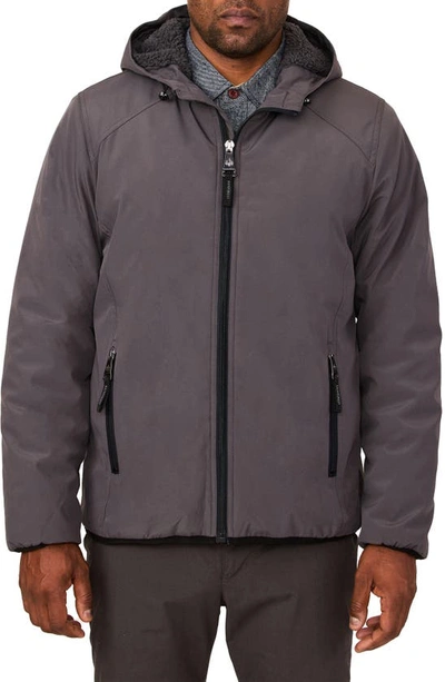 Rainforest Fleece Lined Water Resistant Soft Shell Jacket In Grey