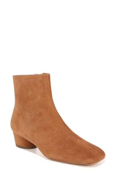 Vince Ravenna Suede Ankle Boots In Brown