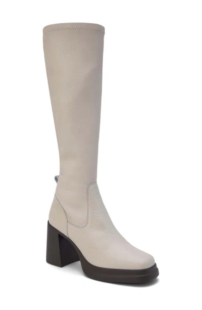 Matisse Delaney Knee High Platform Boot In Bone