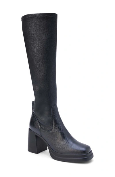 Matisse Delaney Knee High Platform Boot In Black