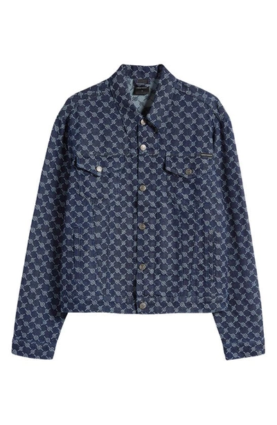 Daily Paper Matwa Patterned Denim Jacket