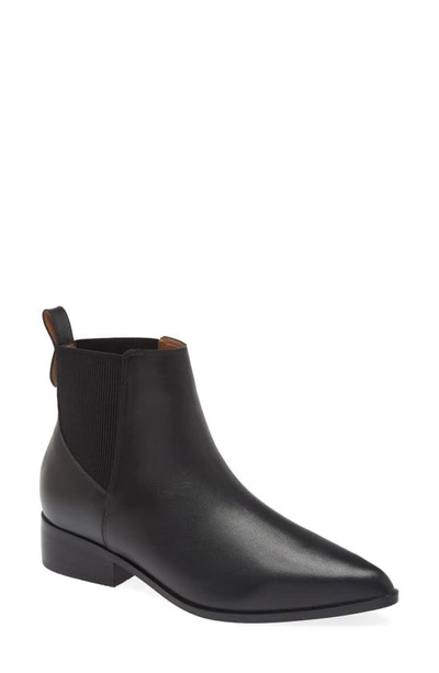 Frankie4 Nina Pointed Toe Chelsea Boot In Black