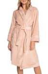Pj Salvage Luxe Plush Robe In Blush In Pink