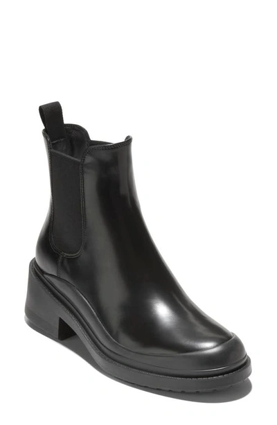 Cole Haan Westerley Chelsea Boot In Black Leather