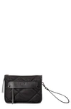 Mz Wallace Madison Quilted Convertible Crossbody Bag In Black