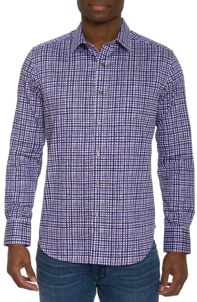 Robert Graham Topkipi Long Sleeve Button Down Shirt In Purple