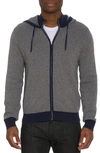 Robert Graham Men's Dante Cotton-cashmere Full-zip Sweater In Navy