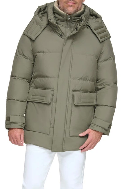 ANDREW MARC ANDREW MARC OSWEGO WATER RESISTANT DOWN & FEATHER FILL PARKA