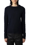 Zadig & Voltaire Cici Star-appliqué Cashmere Jumper In Encore