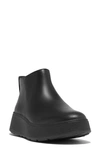 Fitflop F-mode Platform Bootie In All Black