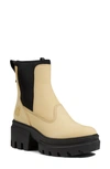 Timberland Everleigh Platform Chelsea Boot In Light Yellow Nubuck