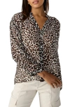 Sanctuary Flow With Me Animal Print Button-up Shirt In Caramel Cl