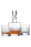 Schott Zwiesel Motion 3-piece Whiskey Set In Clear