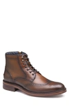 Johnston & Murphy Xc Flex Connelly Wingtip Boot In Tan Full Grain