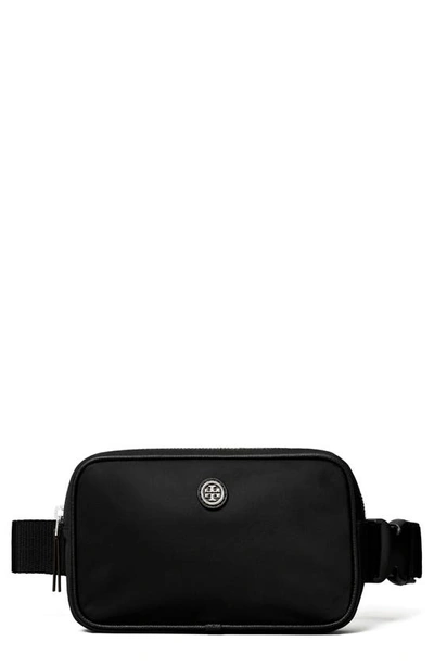 Tory Burch Virginia Nylon Belt Bag In Black