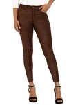 Liverpool Los Angeles Kelsey Knit Trousers In Brownstone