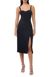 FRENCH CONNECTION FRENCH CONNECTION ECHO LACE TRIM CREPE COCKTAIL SHEATH DRESS