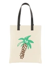 PALM ANGELS PALM ANGELS COTTON CANVAS SHOPPING BAG