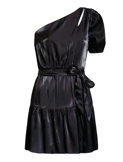 Bcbgeneration One-shoulder Mini Dress In Black