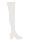 Mm6 Maison Margiela Anatomic 70mm Thigh-high Boots In White