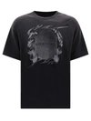 GIVENCHY GIVENCHY CASUAL FIT T-SHIRT IN COTTON WITH GIVENCHY RING PRINT