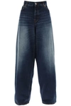 Haikure 'bethany' Blue Jeans With Logo Patch On The Rear In Blue