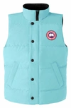 Canada Goose Vanier Down Vest In Boulevqard Blue / Navy