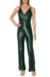 Dress The Population Charlie Jumpsuit In Green