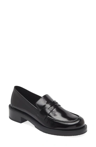 Stuart Weitzman Palmer Bold Loafer In Black